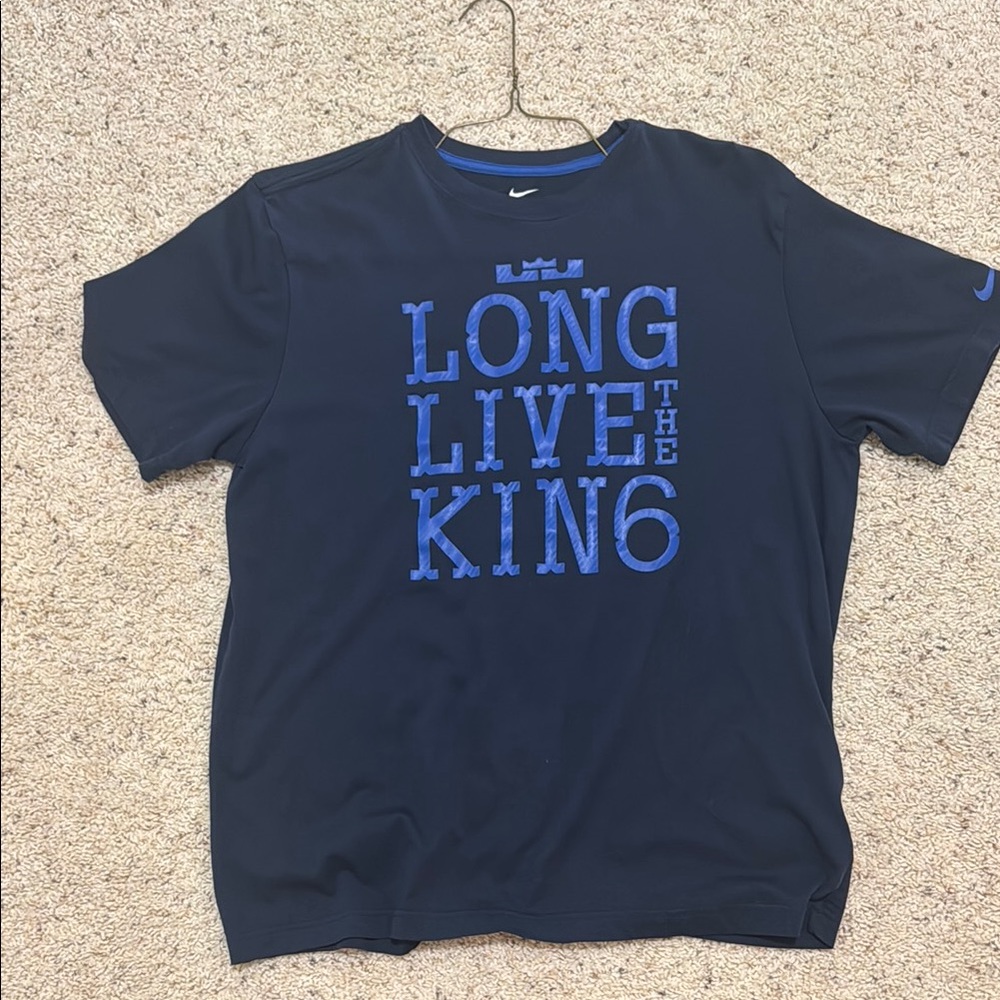 Nike LeBron Navy Blue Short Sleeve Tee